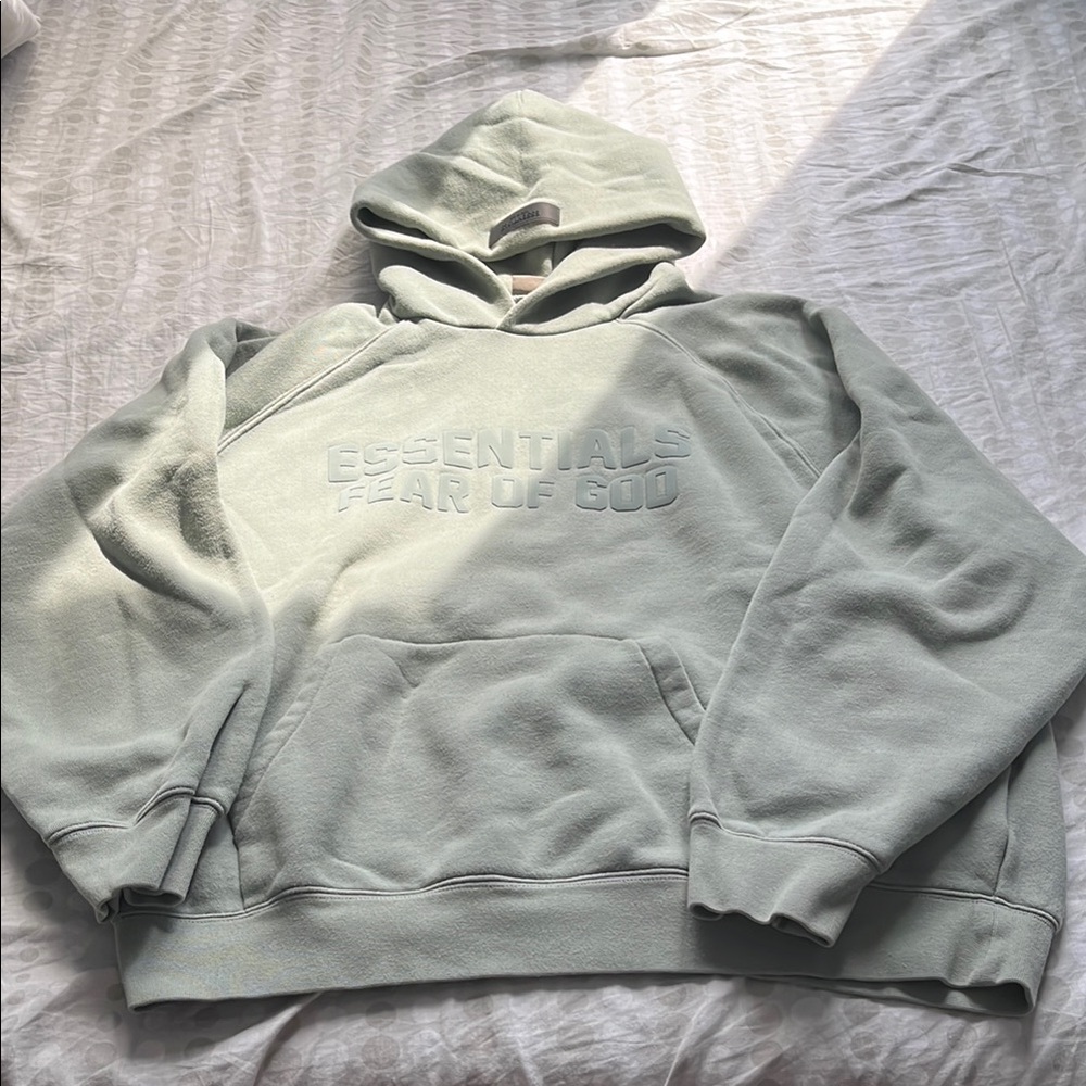 Fear of God Essentials Pullover in Soft Mint